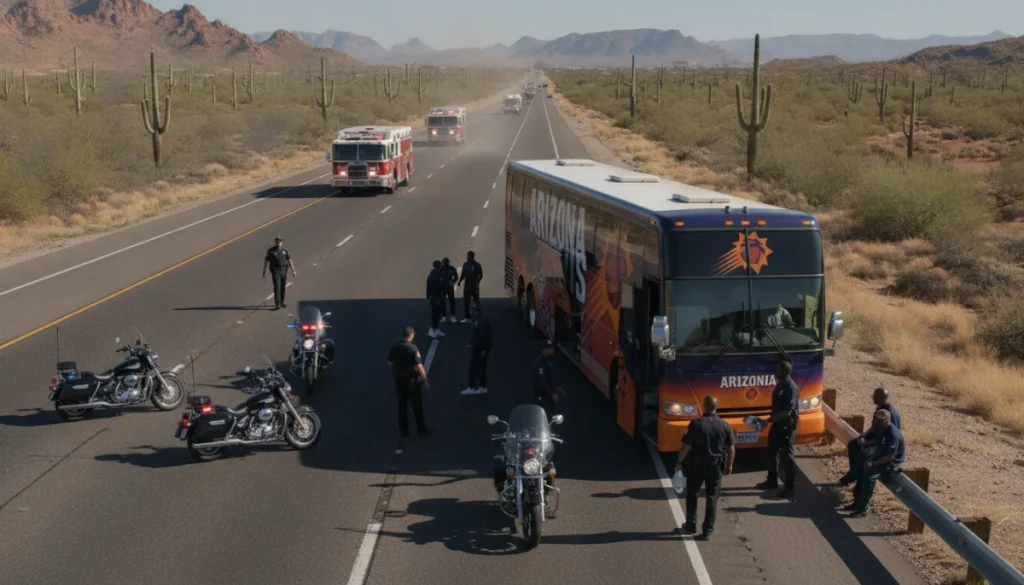 Ay-Yıldızlı Ekibin Arizona Kampında Korkutan Trafik Hadisesi